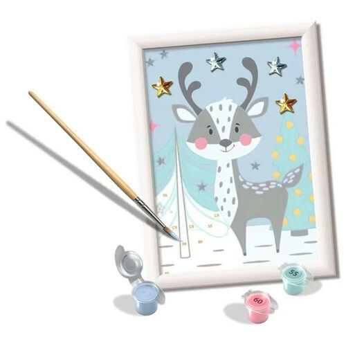 Ravensburger CreArt Kit Pintura Ciervo entre Estrella