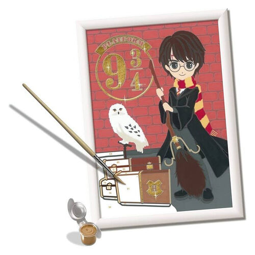 Ravensburger CreArt Kit Pintura Harry Potter: Salida para Hogwarts