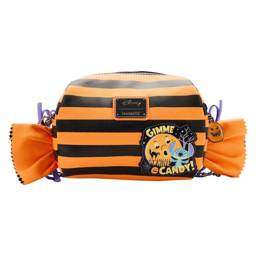 FUNKO LOUNGEFLY DISNEY: LILO & STITCH - BOLSO STITCH EN CARAMELO DE HALLOWEEN
