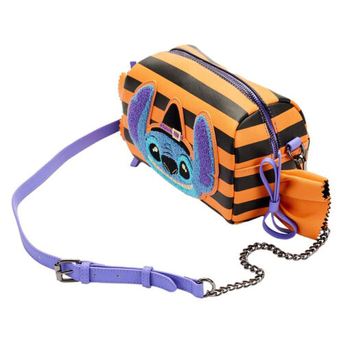 FUNKO LOUNGEFLY DISNEY: LILO & STITCH - BOLSO STITCH EN CARAMELO DE HALLOWEEN