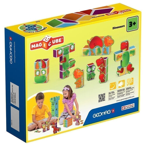 GEOMAG 00141 MAGICUBE Dinosaurios 24 pcs