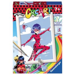 Ravensburger CreArt Kit Pintura Miraculous: Las aventuras de Ladybug
