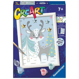 Ravensburger CreArt Kit Pintura Ciervo entre Estrella