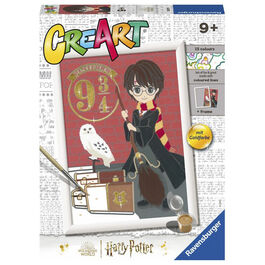 Ravensburger CreArt Kit Pintura Harry Potter: Salida para Hogwarts