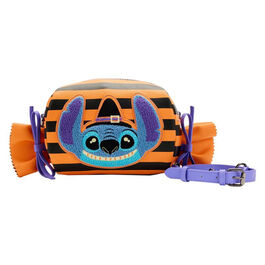 FUNKO LOUNGEFLY DISNEY: LILO & STITCH - BOLSO STITCH EN CARAMELO DE HALLOWEEN