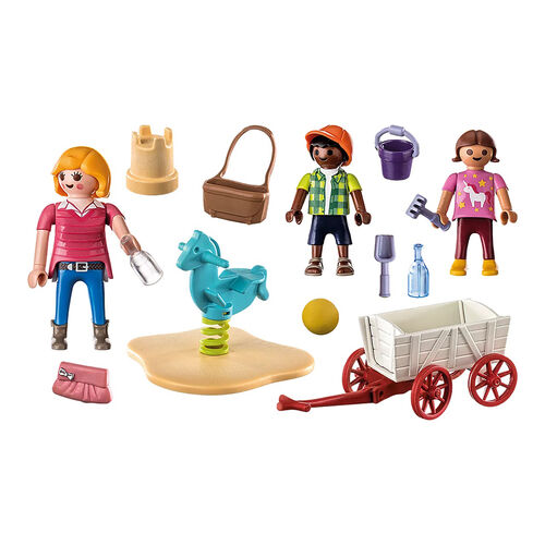 Playmobil Starter Pack Educadora con Carrito