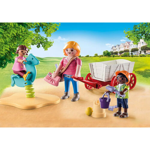 Playmobil Starter Pack Educadora con Carrito