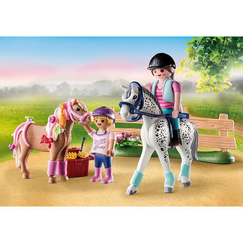 PLAYMOBIL - SET DE INICIO CUIDADO DE CABALLOS