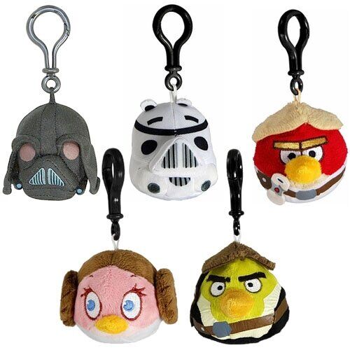 LLAVERO PELUCHE ANGRY BIRDS STAR WARS DARTH VADER