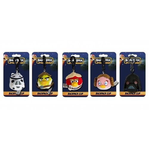 LLAVERO PELUCHE ANGRY BIRDS STAR WARS STORMTROOPER
