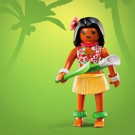 PLAYMOBIL 5285-4 SOBRE SORPRESA SERIE 4 NIÑAS HAWAIANA