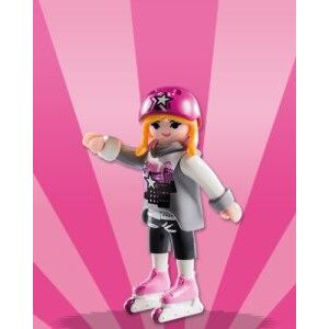 PLAYMOBIL 5597-7 SOBRE SORPRESA SERIE 8 NIÑAS - PATINADORA