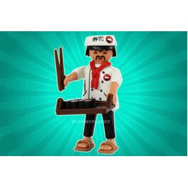 PLAYMOBIL 9332-1 SOBRE SORPRESA SERIE 13 NIÑOS - JAPONÉS CON SUSHI