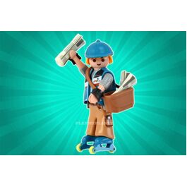 PLAYMOBIL 9332-4 SOBRE SORPRESA SERIE 13 NIÑOS - REPARTIDOR DE PERIÓDICO