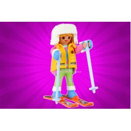 PLAYMOBIL 9333-2 SOBRE SORPRESA SERIE 13 NIÑAS - ESQUIADORA