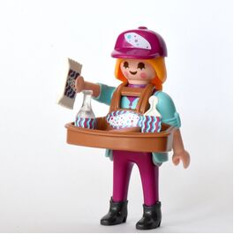 PLAYMOBIL 9444-11 SOBRE SORPRESA SERIE 14 NIÑAS - VENDEDORA DE APERITIVOS