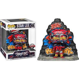 FUNKO POP! MARVEL: STREET ART - STAN LEE DELUXE EXCLUSIVO
