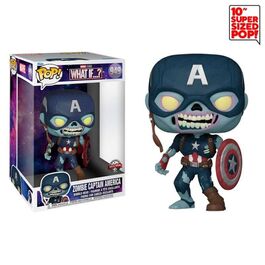 FUNKO POP! WHAT IF...? MARVEL - CAPITÁN AMÉRICA ZOMBI EXCLUSIVO 25 CM