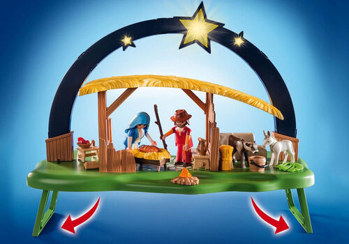 PLAYMOBIL - PORTAL DE BELÉN ILUMINADO