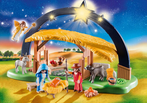 PLAYMOBIL - PORTAL DE BELÉN ILUMINADO