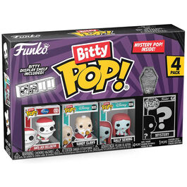 FUNKO BITTY POP! PESADILLA ANTES DE NAVIDAD - SANTA JACK, SANTA CLAVOS, SALLY Y ¿?