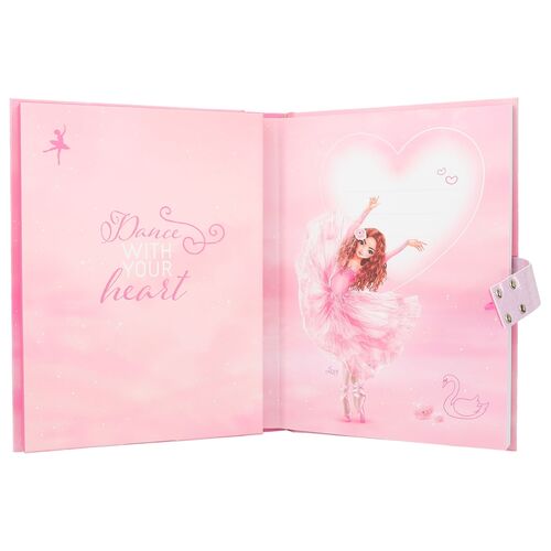 TOP MODEL - DIARIO CON CÓDIGO SECRETO ROSA BALLET