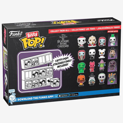 FUNKO BITTY POP! PESADILLA ANTES DE NAVIDAD - SALLY, JACK SKELETON, ZERO Y ¿?