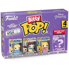 Funko Bitty Pop! Princesas Disney - Rapunzel, Merida, Vaiana y ¿?