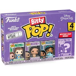 Funko Bitty Pop! Princesas Disney - Bella, Pocahontas, Jasmine y ¿?