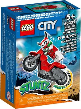 LEGO CITY STUNTZ - MOTO ACROBÁTICA: ESCORPIÓN TEMERARIO