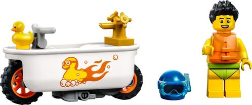 LEGO CITY STUNTZ - MOTO ACROBÁTICA: BAÑERA