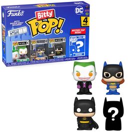 FUNKO BITTY POP! BATMAN - THE JOKER, BATGIRL, BATMAN Y ¿?