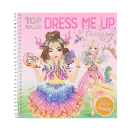 Top Model Cuaderno de Pegatinas de Fantasía Dress Me Up