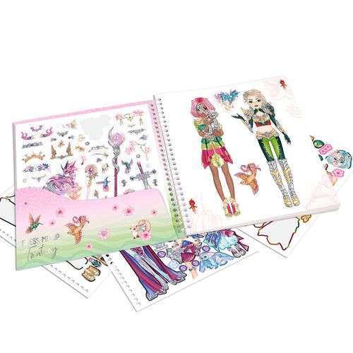 TOP MODEL - CUADERNO DE PEGATINAS DE FANTASÍA DRESS ME UP