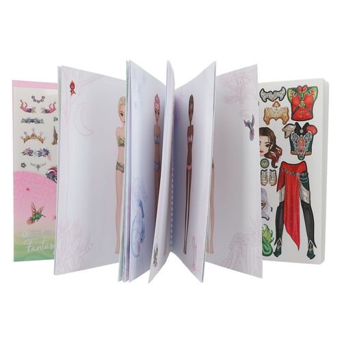 TOP MODEL - CUADERNO DE PEGATINAS DE FANTASÍA DRESS ME UP