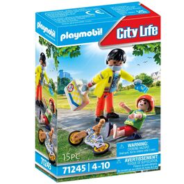 Playmobil Paramédico con paciente