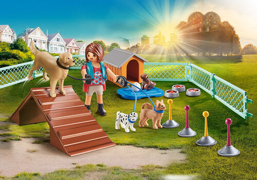 Playmobil Set de Regalo Entrenadora de Perros