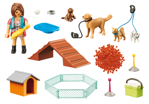 Playmobil Set de Regalo Entrenadora de Perros