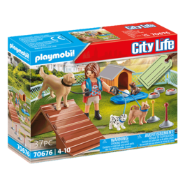 Playmobil Set de Regalo Entrenadora de Perros