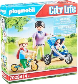 PLAYMOBIL - MAMÁ CON NIÑOS