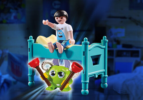 Playmobil - Niño con Monstruo