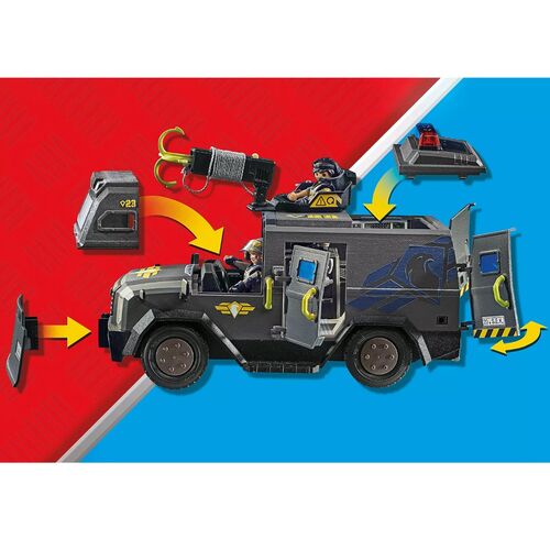 Playmobil Fuerzas Especiales: Vehículo Todoterreno