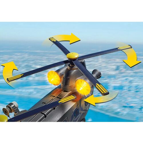 Playmobil Fuerzas Especiales: Helicóptero Banana