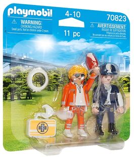 PLAYMOBIL - DUO PACK DOCTOR Y POLICIA