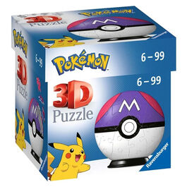 Ravensburger Puzle 3D Pokémon Masterball Morada 54 Piezas