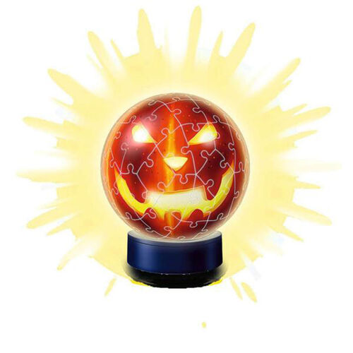 Ravensburger Puzle 3D Calabaza de Halloween Lámpara de Noche 74 Piezas