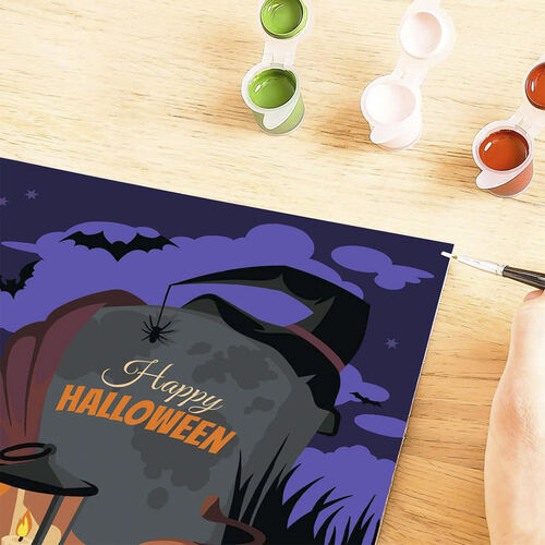 Ravensburger CreArt Kit Pintura Ambientación de Halloween