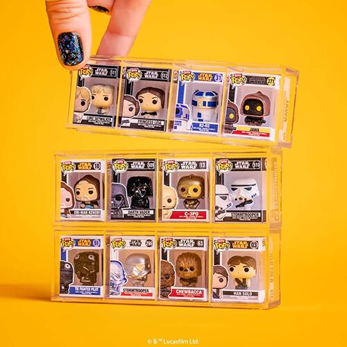 Funko Bitty Pop! Star Wars - Piloto TIE, Stormtrooper, Darth Vader y ¿?