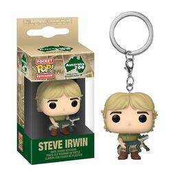 FUNKO POCKET POP! KEYCHAIN (LLAVERO) EL CAZADOR DE COCODRILOS - STEVE IRWIN