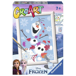 Ravensburger CreArt Kit Pintura Frozen: Olaf Alegre